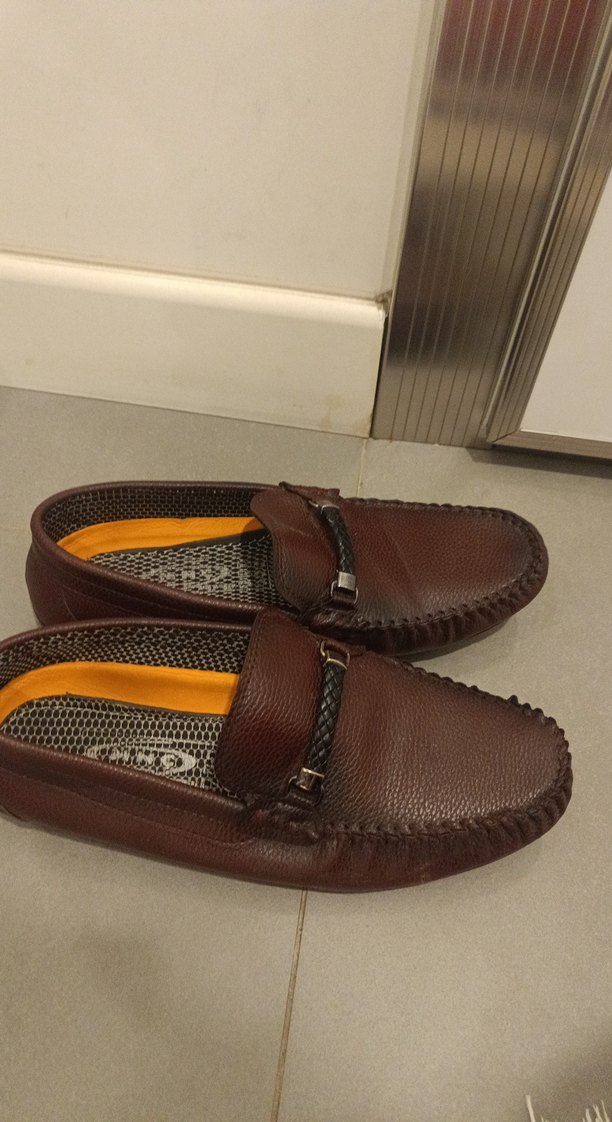 Kahverengi Deri Erkek Loafer Ayakkabı - Görsel 2