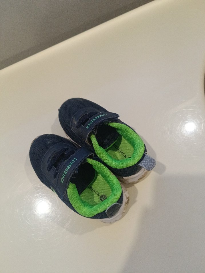 Yeşil Erkek Çocuk Spor Ayakkabısı Velcro - Görsel 2