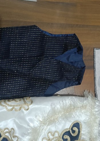 Beyaz İşlemeli Pullu sünnet kıyafetleri - Görsel 2