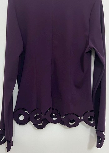 Mor renk bluz - Görsel 2