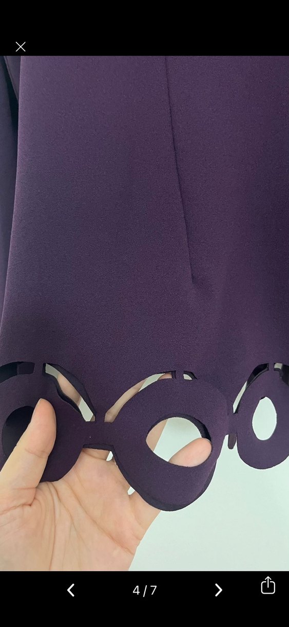 Mor renk bluz - Görsel 3