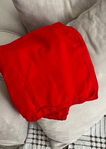 Kırmızı Şal Eşarp - Görsel 4