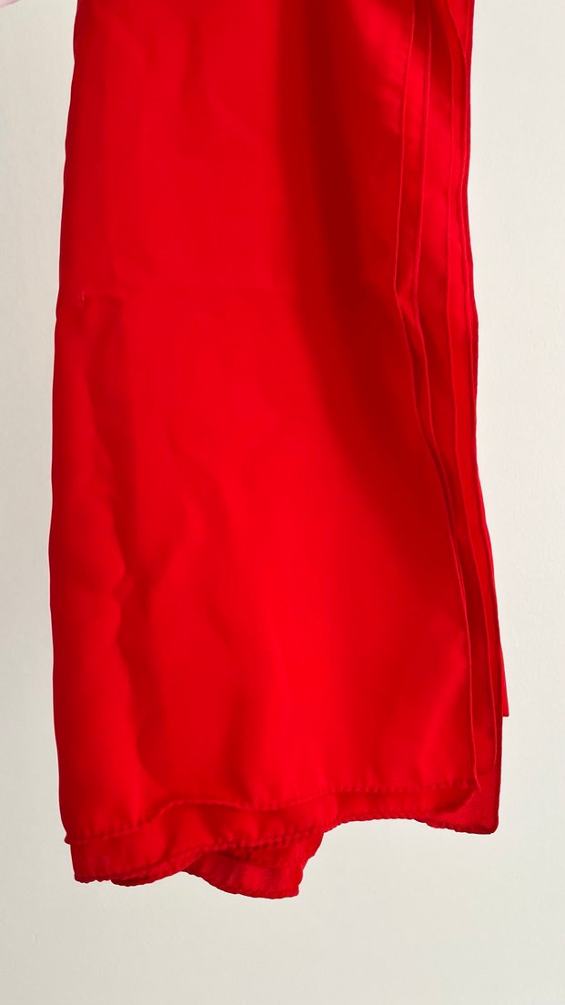 Kırmızı Şal Eşarp - Görsel 2