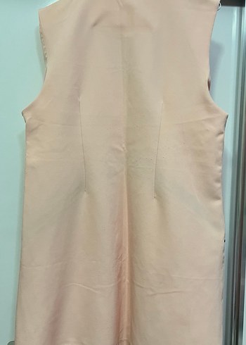 Pudra Kadın Uzun yelek - Görsel 3