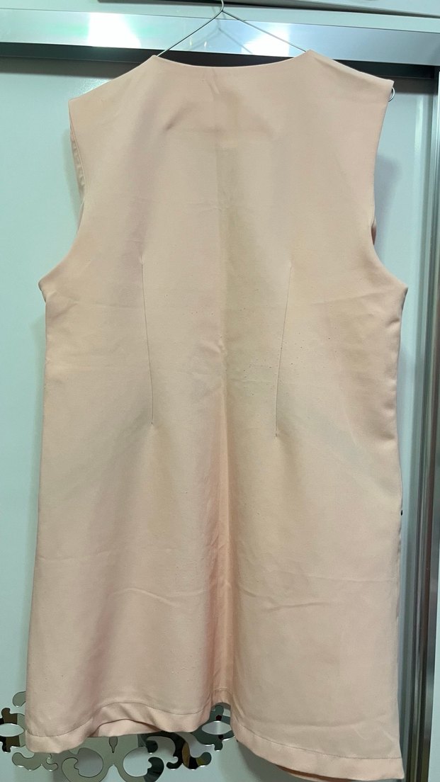 Pudra Kadın Uzun yelek - Görsel 3