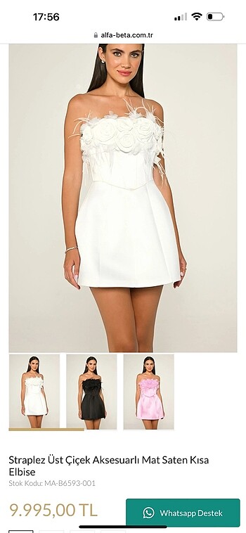 ALFABETA AFTER ELBİSESİ - Görsel 11