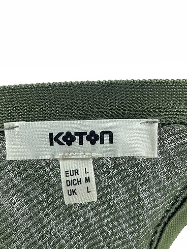 l Beden yeşil Renk Koton Bluz %70 İndirimli.