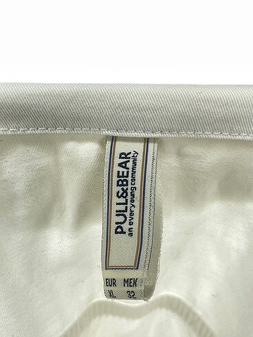 xl Beden beyaz Renk Pull and Bear Kot Ceket %70 İndirimli.