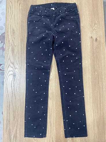 Sıcacık tutan H&M Kadife Tayt Pantalon 8 yaş