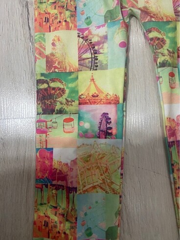 Penti çok renkli şık tayt - Görsel 2