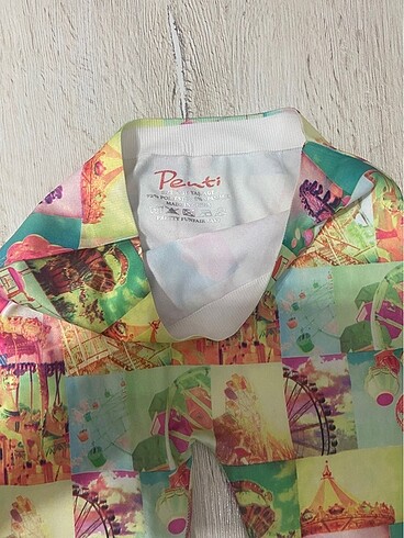 Penti çok renkli şık tayt - Görsel 3