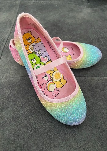 Orijinal H&M Çok Renkli Simli Parlak Babet 31 numara - Görsel 4