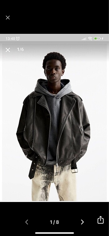 Pull and Bear Deri ceket