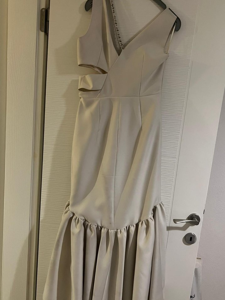 İpekyol Bej Drapeli Abiye - Görsel 2