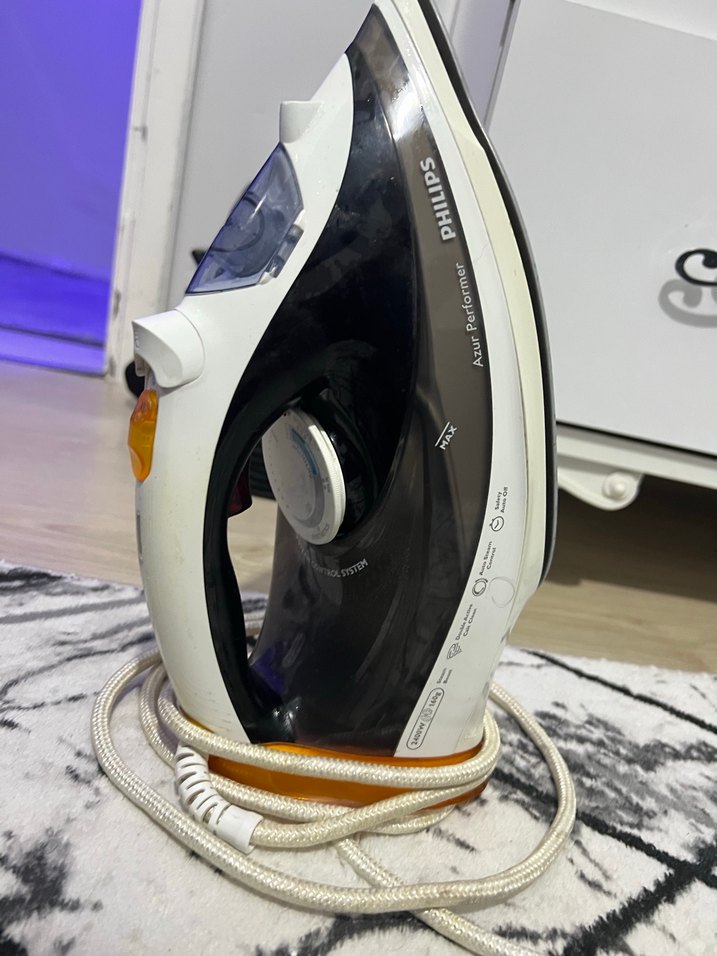 Philips Azur Performer Buharlı Ütü Gri Beyaz - Görsel 2