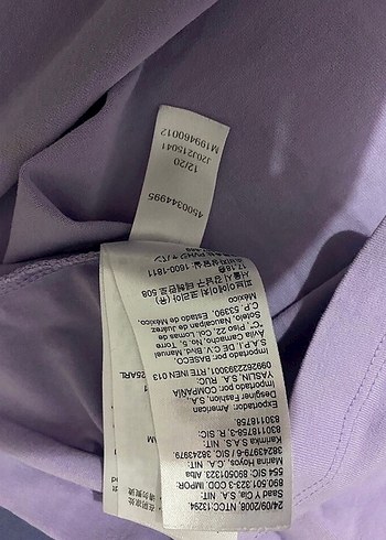 Calvin Klein Calvin Klein V Yaka Mor Pamuklu Tişört