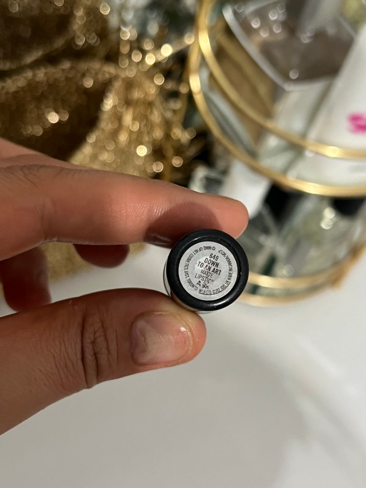 Mac mat 649lipstick Ruj/gelin ruju - Görsel 3