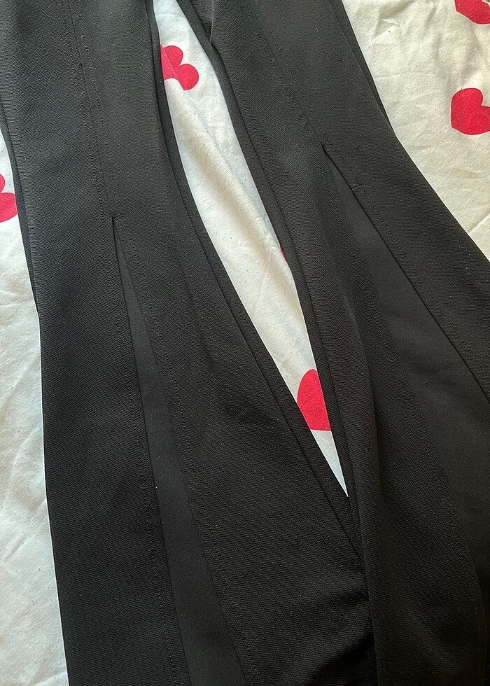 Yırtmaçlı İspanyol Paça Tayt - Görsel 2