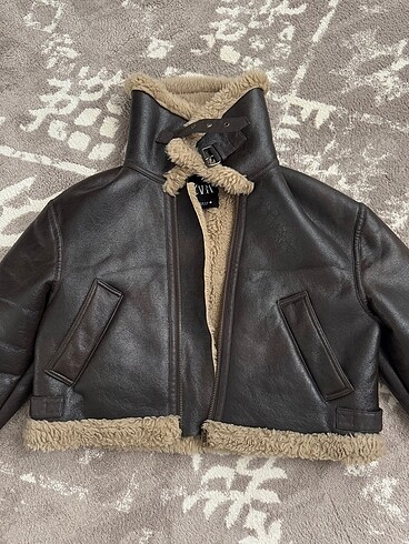 xs Beden kahverengi Renk Zara mont