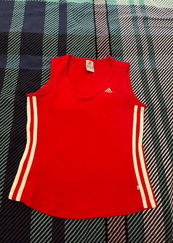 Adidas Kırmızı Kadın Spor Kolsuz Atlet