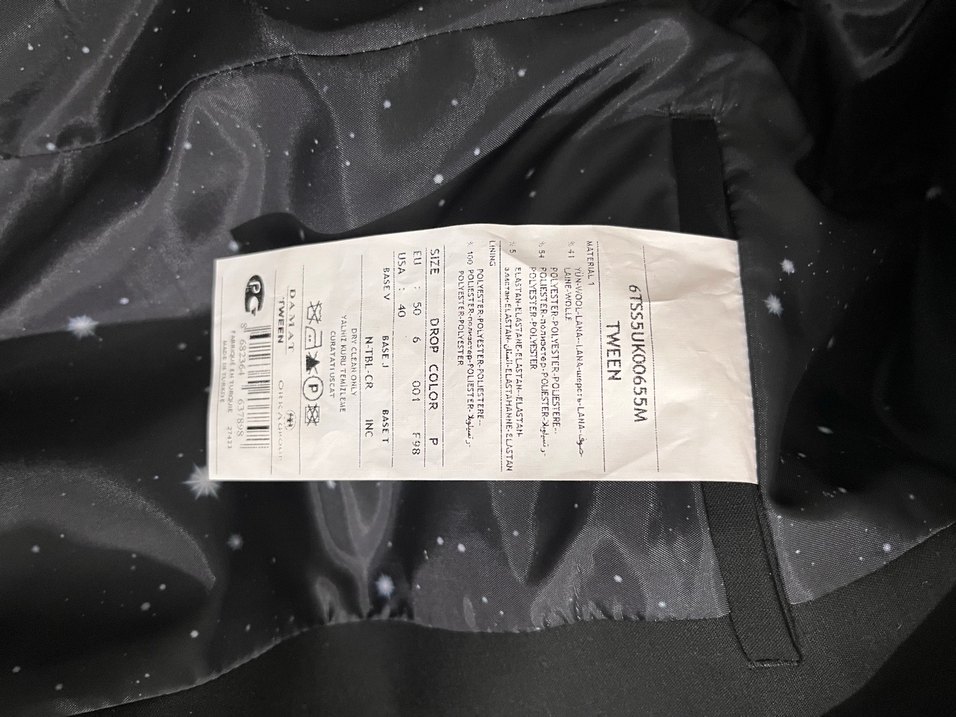 Tween damatlık ceket ve pantolon - Görsel 3