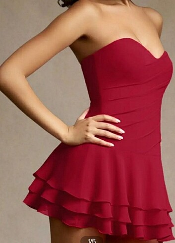 Jennifer Fisher Straplez mini elbise