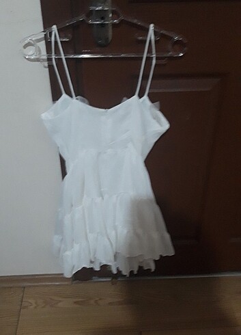 s Beden beyaz Renk Beyaz mini elbise