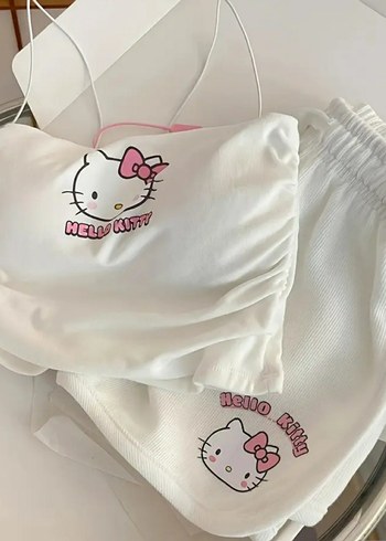 Hello Kitty ikili şort takım