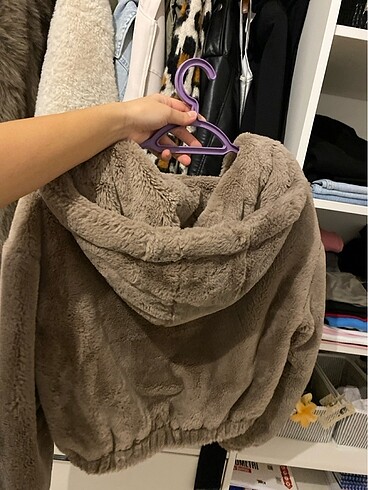 xs Beden kahverengi Renk Bershka Mont