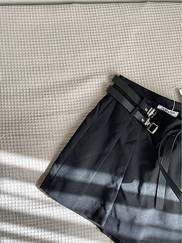 Pileli mini etek - Görsel 5