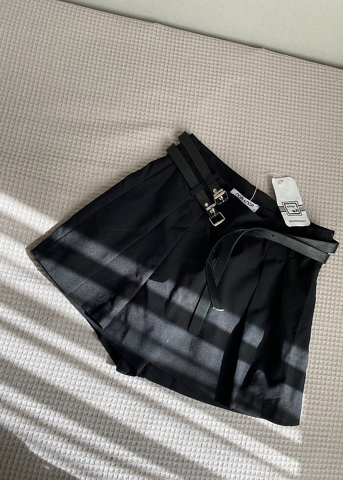 Pileli mini etek - Görsel 2