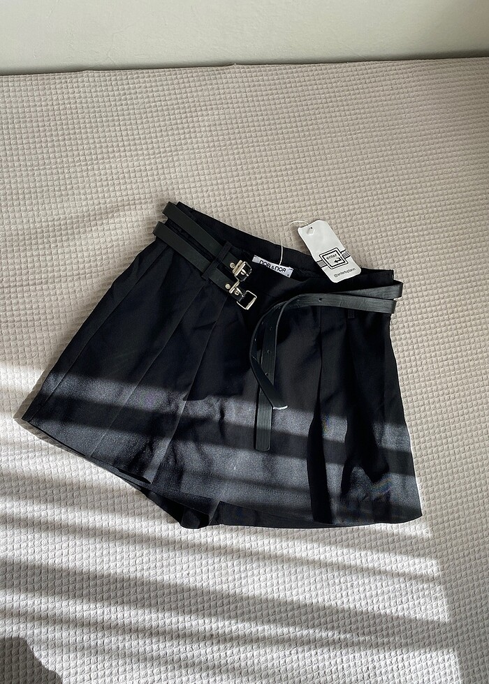 Pileli mini etek - Görsel 4