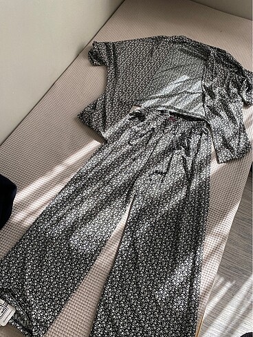 Zara Yazlık altüst ikili takım pantolon kimono