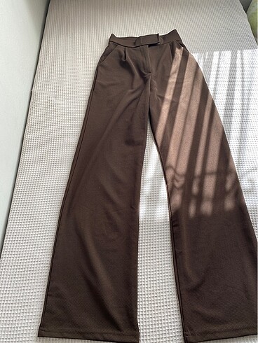 Plazzo bol paça kumaş pantolon