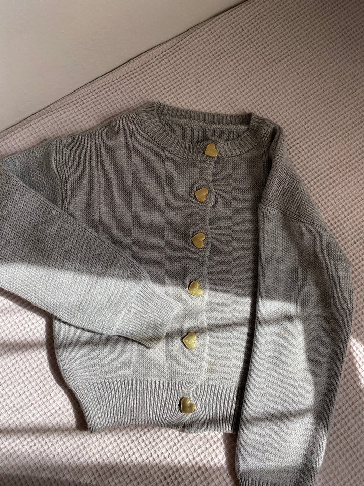 Zara muadili Triko ceket Hırka - Görsel 4