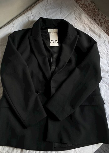 Zara Siyah Oversize Blazer Ceket