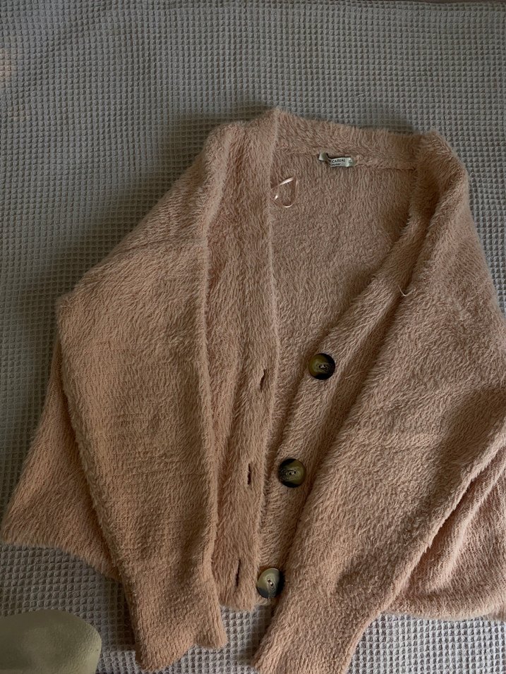 Lcw pembe oversıze Hırka - Görsel 2