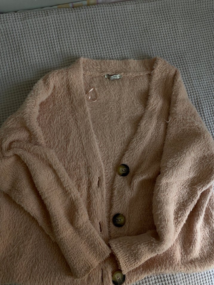 Lcw pembe oversıze Hırka - Görsel 5