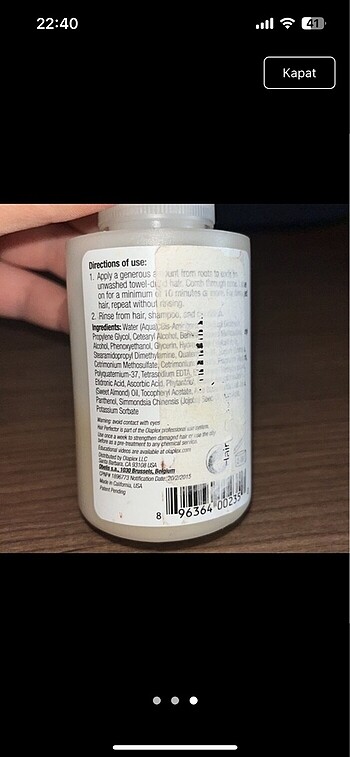 Beden Olaplex no:3