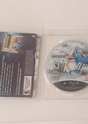 Madden NFL 13 PS3 Oyun Diski