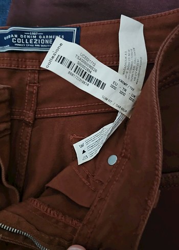 pantolon lcwaikiki koton defacto mavi kot - Görsel 2