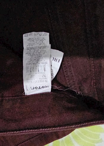 pantolon lcwaikiki koton defacto mavi kot - Görsel 4