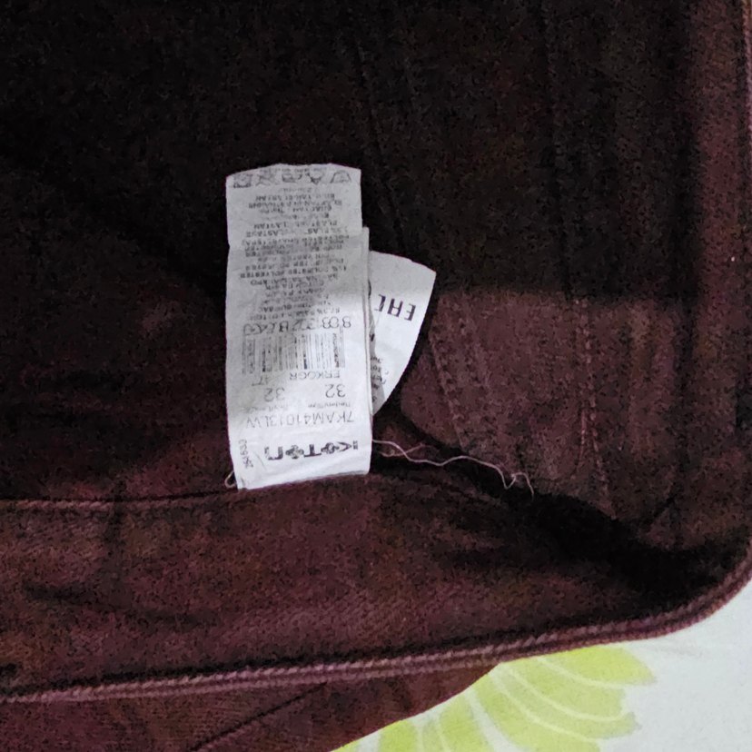 pantolon lcwaikiki koton defacto mavi kot - Görsel 4