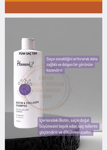 Biotin & Kolajen Şampuan Tüm Saç Tipleri için