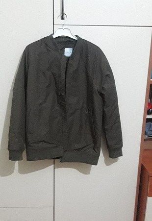 Haki renk bomber ceket 