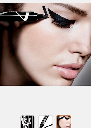 Maybelline Siyah Renk eyeliner - Görsel 5