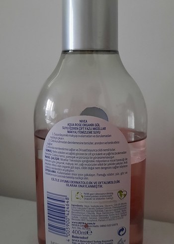 Nivea Aqua Rose Makyaj Temizleme Suyu - Görsel 2