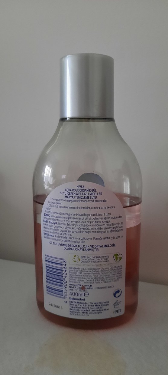 Nivea Aqua Rose Makyaj Temizleme Suyu - Görsel 2