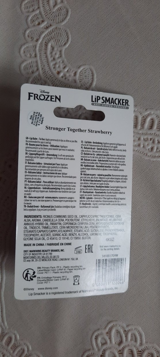 Disney Frozen Lip Smacker Kırmızı Dudak Kremi - Görsel 2