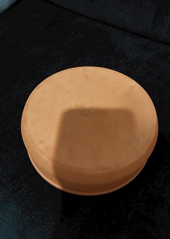 Koyu Bej Yuvarlak Saklama Kabı - Görsel 2